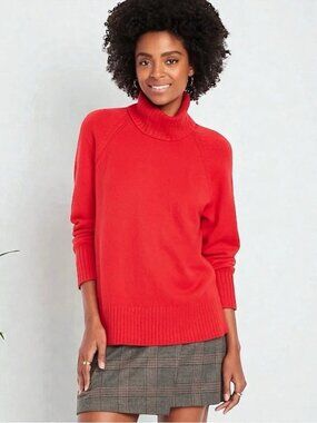 Old Navy So Soft Red Turtleneck Sweater, Small, NWT